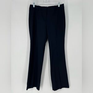 ANN TAYLOR PETITE ANN FIT NAVY BLUE NWOT‎ TROUSERS STRAIGHT LEG